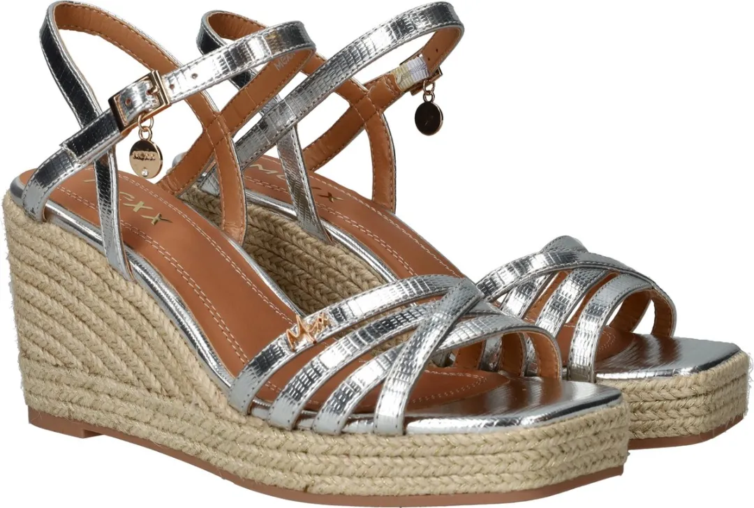 Mexx Noemi Pakina Dames Sandalen - Zilver - Maat 38