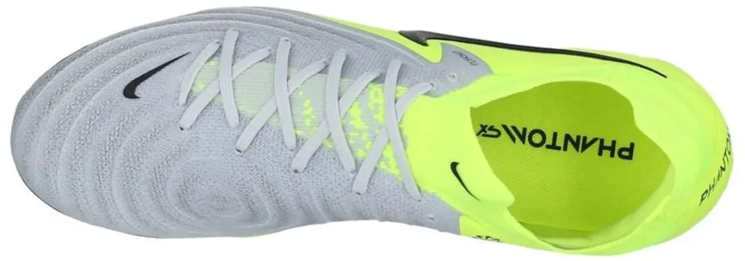 Nike Phantom GX II PRO FG Heren Voetbalschoenen - Grijs/Geel