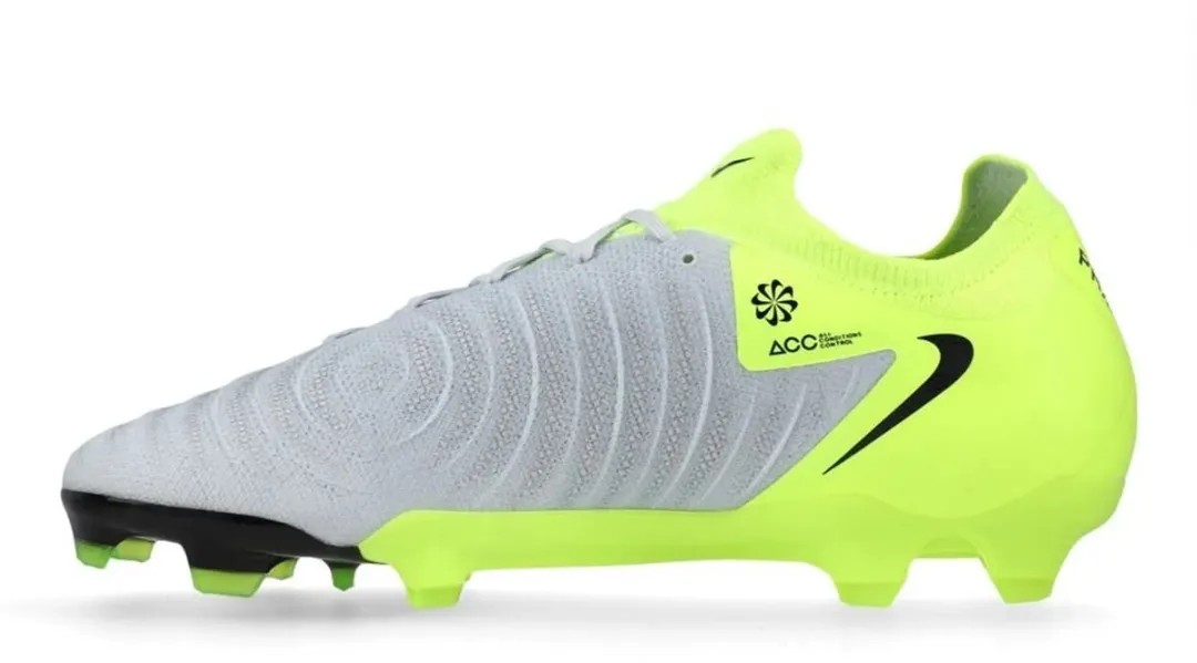 Nike Phantom GX II PRO FG Heren Voetbalschoenen - Grijs/Geel