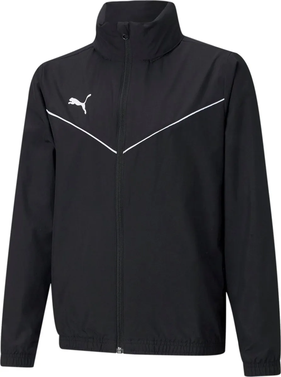 PUMA Teamrise Regenjas Junior 152 - Zwart