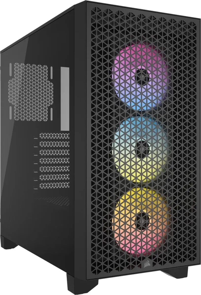 Corsair 3000D RGB Airflow Midtowermodel ATX - Zwart