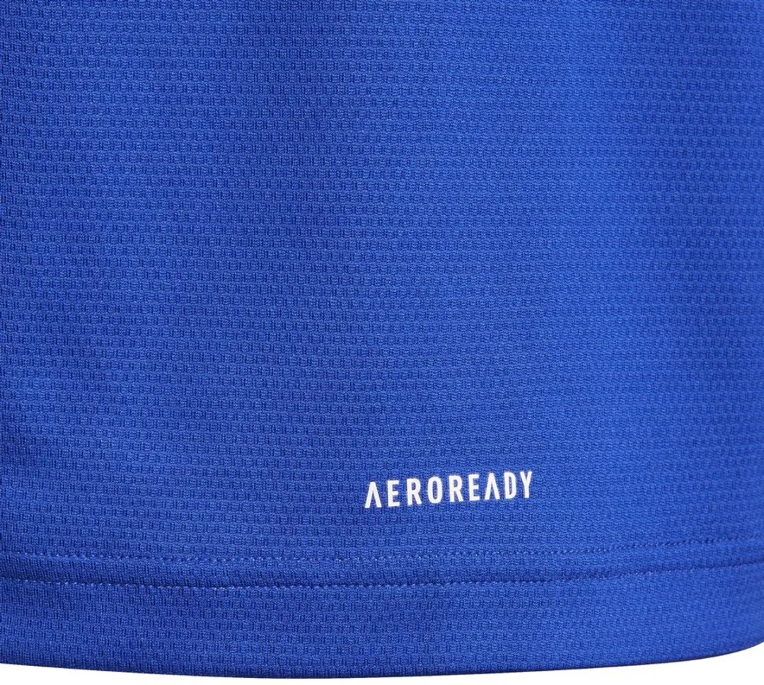 Adidas AEROREADY Tee Youth - Kinder T-shirt 128 - Blauw