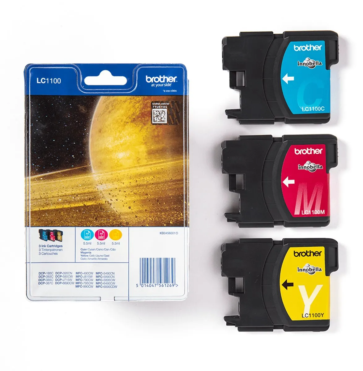 Brother LC-1100RBWBP Inktcartridge - Cyaan