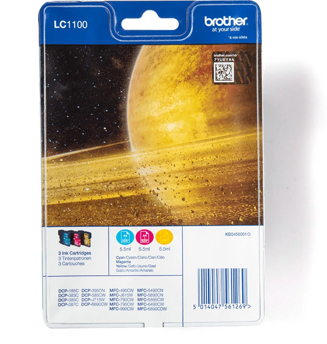 Brother LC-1100RBWBP Inktcartridge