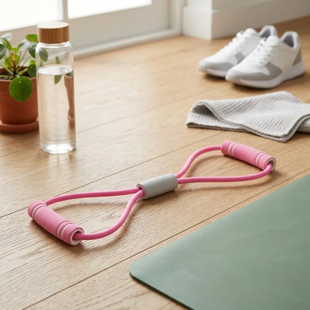 NUVEX Roze Fitness Weerstandsband 8 Vorm - 1 Stuk
