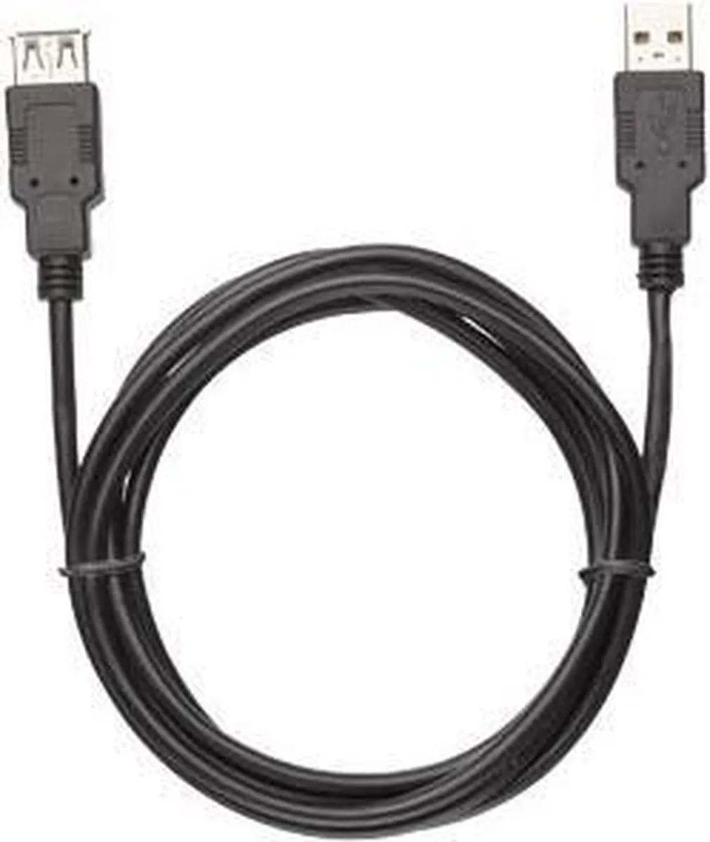 Trust USB 2.0 Verlengkabel 1.8m - Zwart