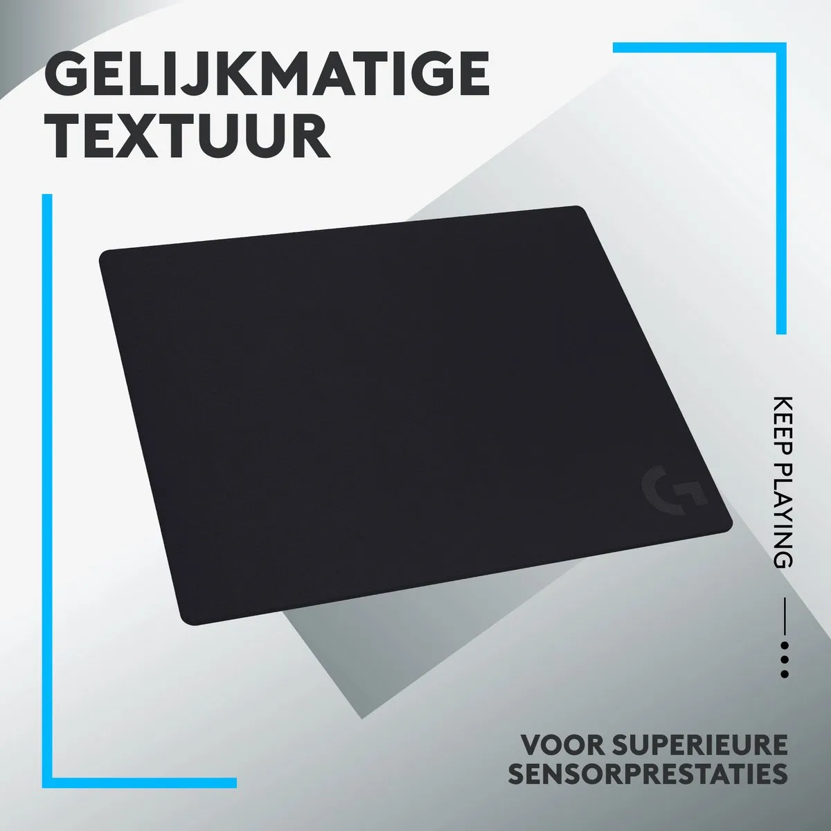 Logitech G740 Stoffen Gaming Muismat 460x400mm - Zwart