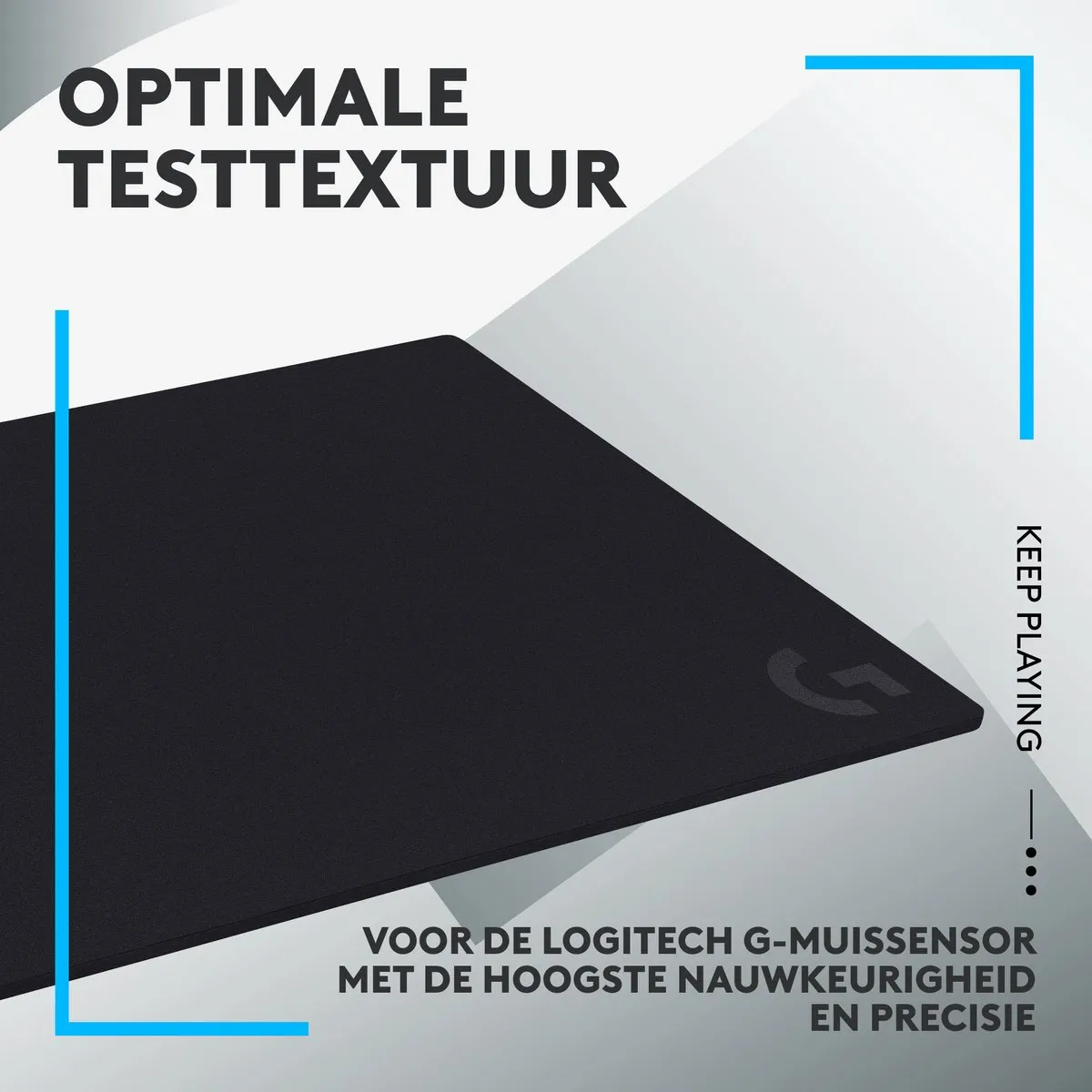 Logitech G740 Stoffen Gaming Muismat 460x400mm - Zwart - afbeelding 6 van 6