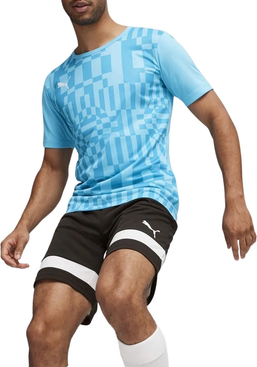 PUMA individualRISE Graphic Sportshirt - XL - Blauw