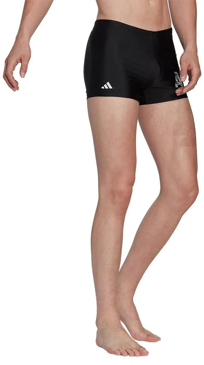 adidas Performance Wording Zwemboxer HT2068 - Heren - Zwart - M/L