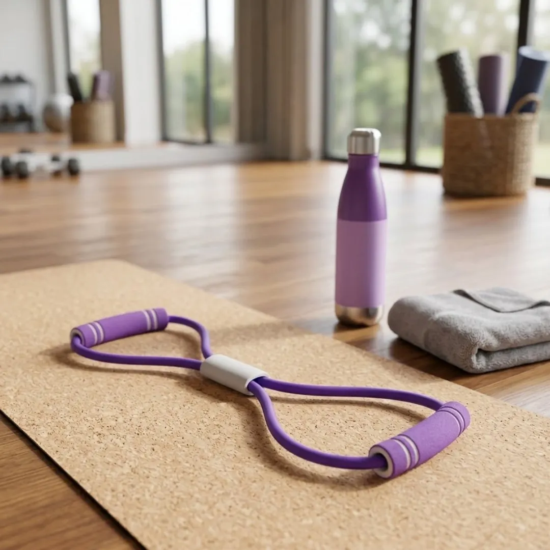 NUVEX Paars 8-vorm Weerstandsband 20LB - Fitness Trainer