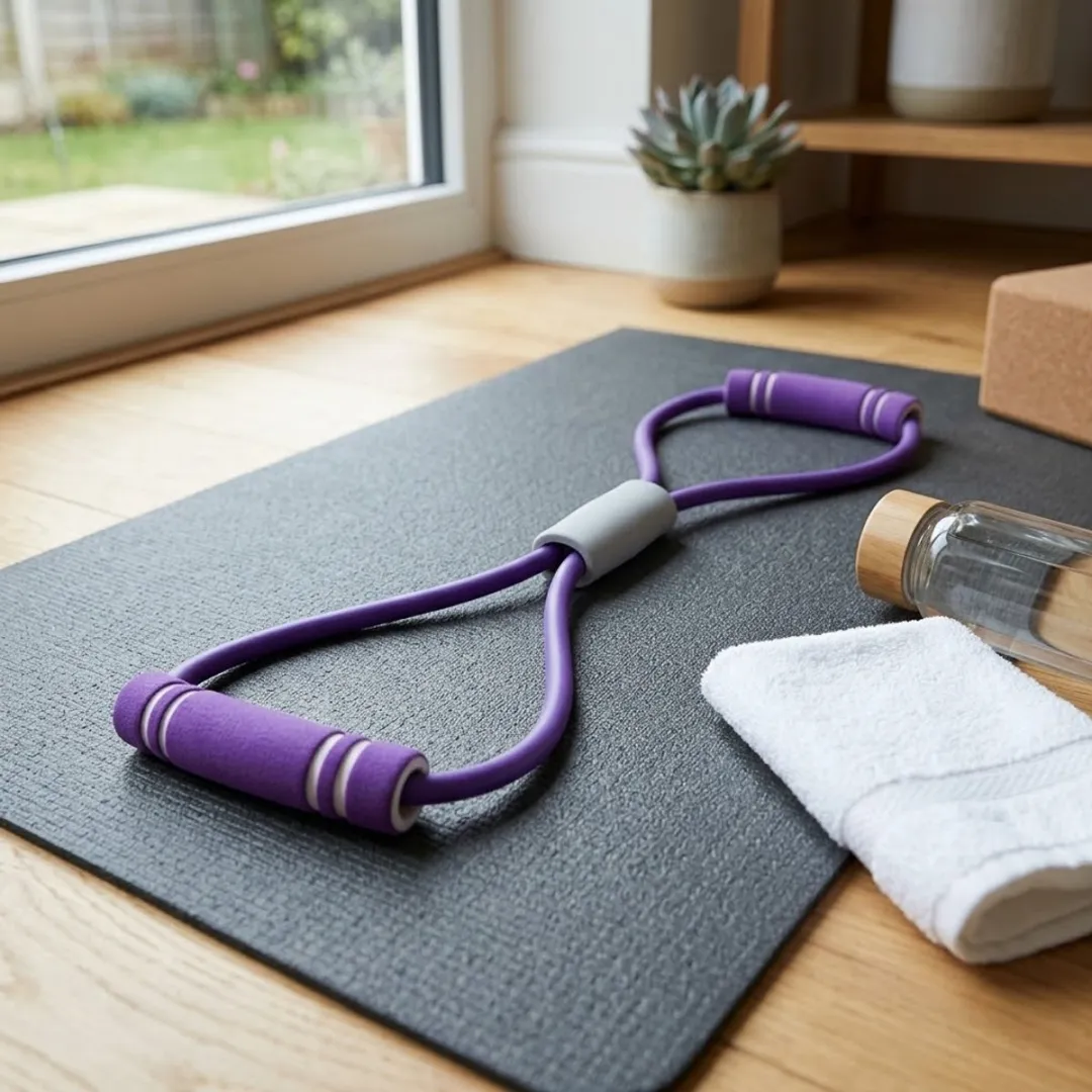 NUVEX Paars 8-vorm Weerstandsband 20LB - Fitness Trainer