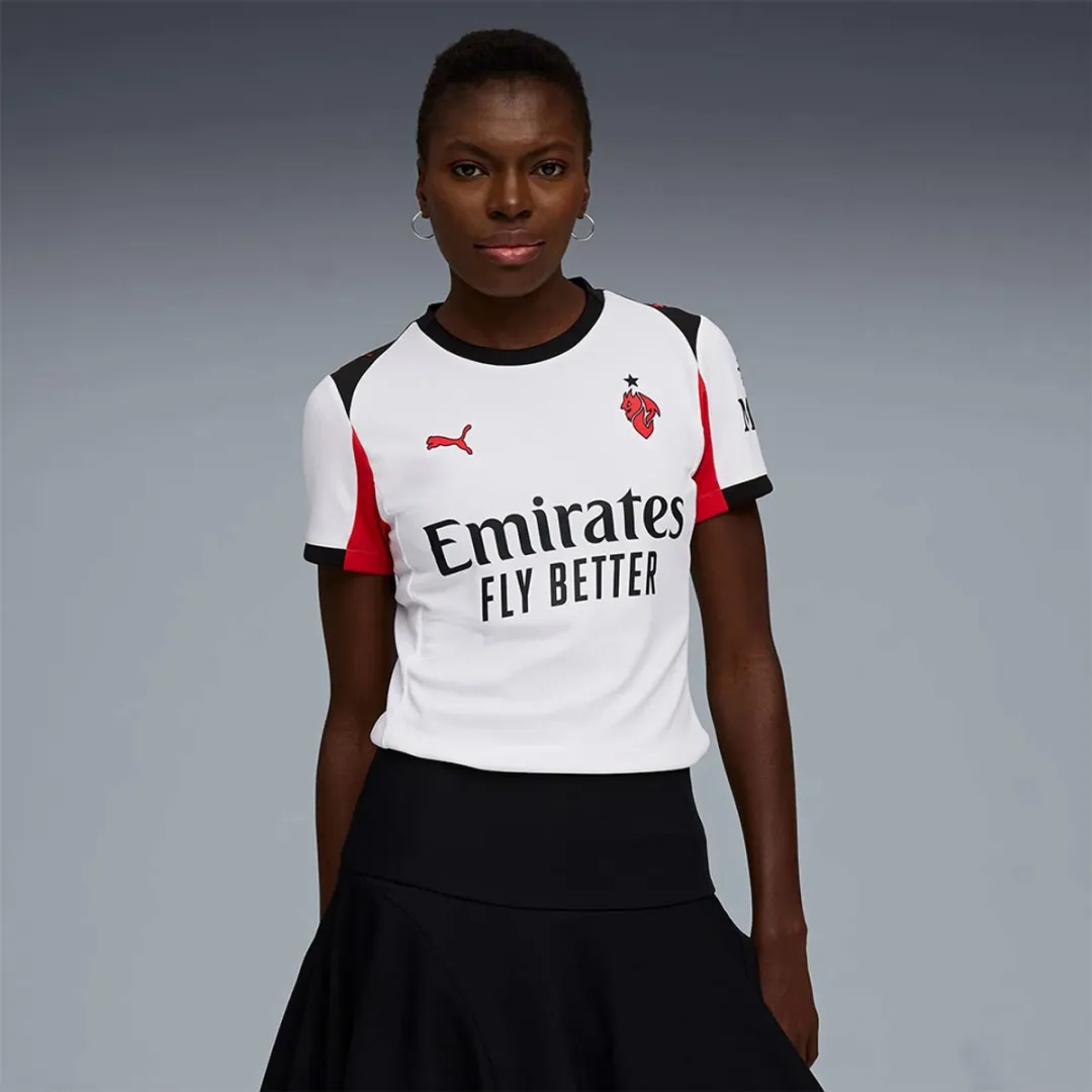 PUMA AC Milan 25/26 Replica Dames T-shirt Wit XL