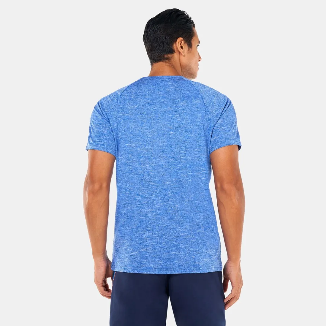 Nike Heathered SS Hydroguard Surfshirt - Zwart - Maat S