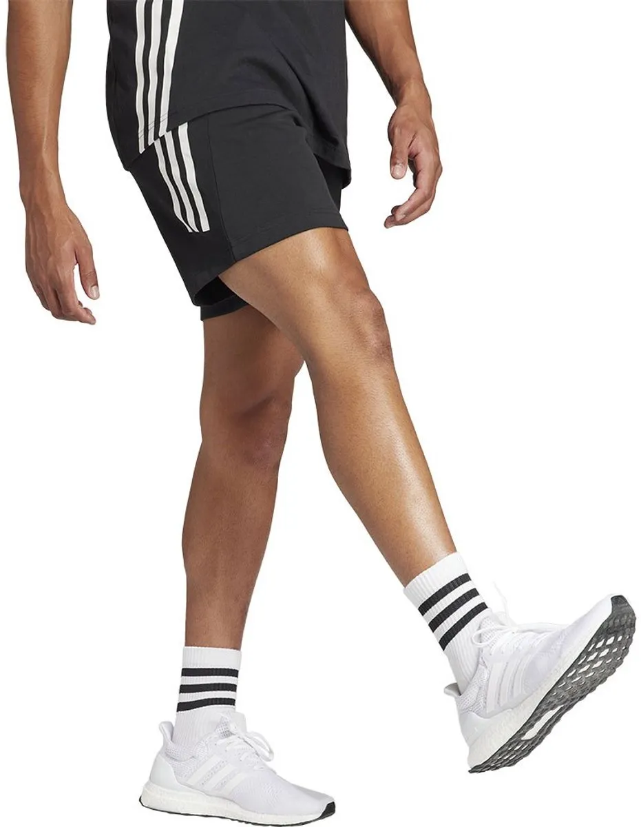 adidas Future Icons 3-Stripes Short - IN3312 - Heren - Zwart - S