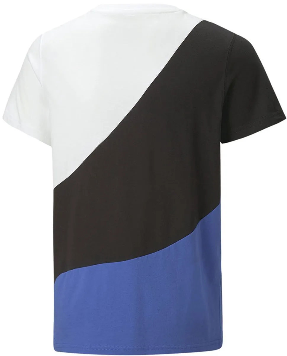 PUMA Power Cat T-shirt 4-5 jaar - Royal Sapphi