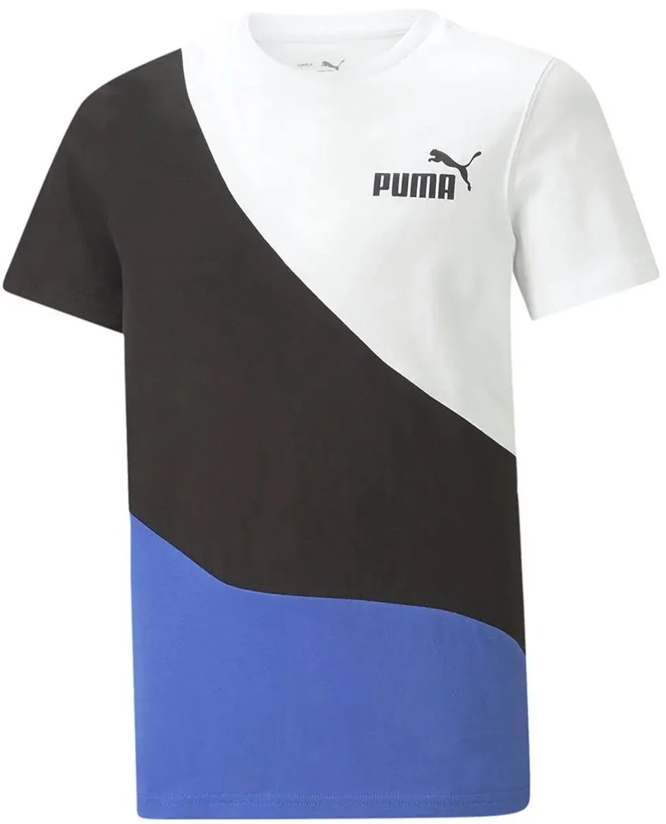 PUMA Power Cat T-shirt 4-5 jaar - Royal Sapphi