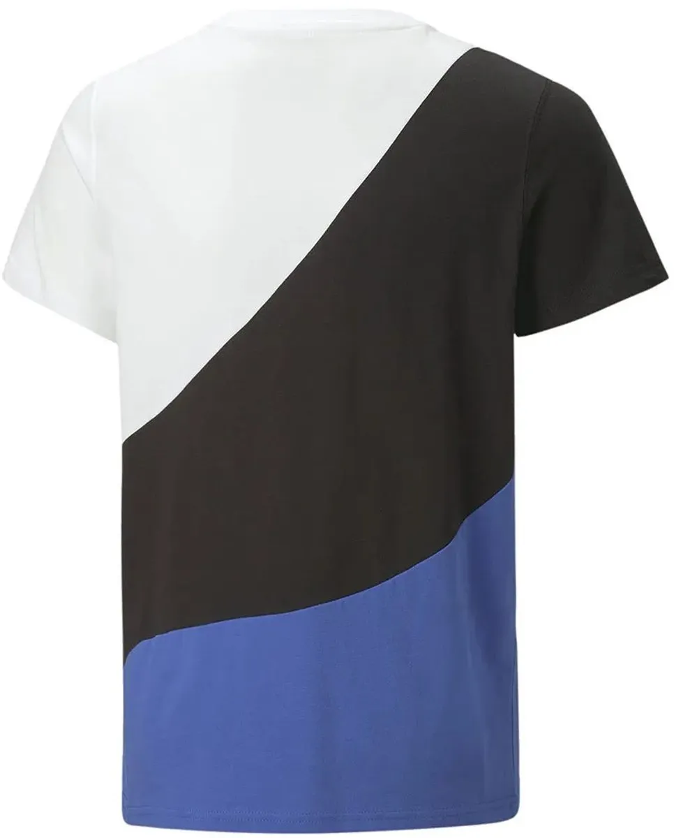 PUMA Power Cat T-shirt 4-5 jaar - Royal Sapphi