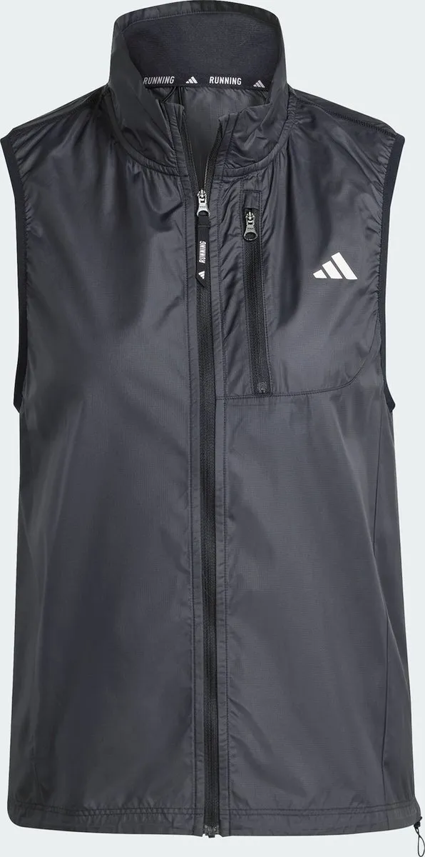 adidas Performance Own the Run Bodywarmer IK7446 - Zwart - XXS