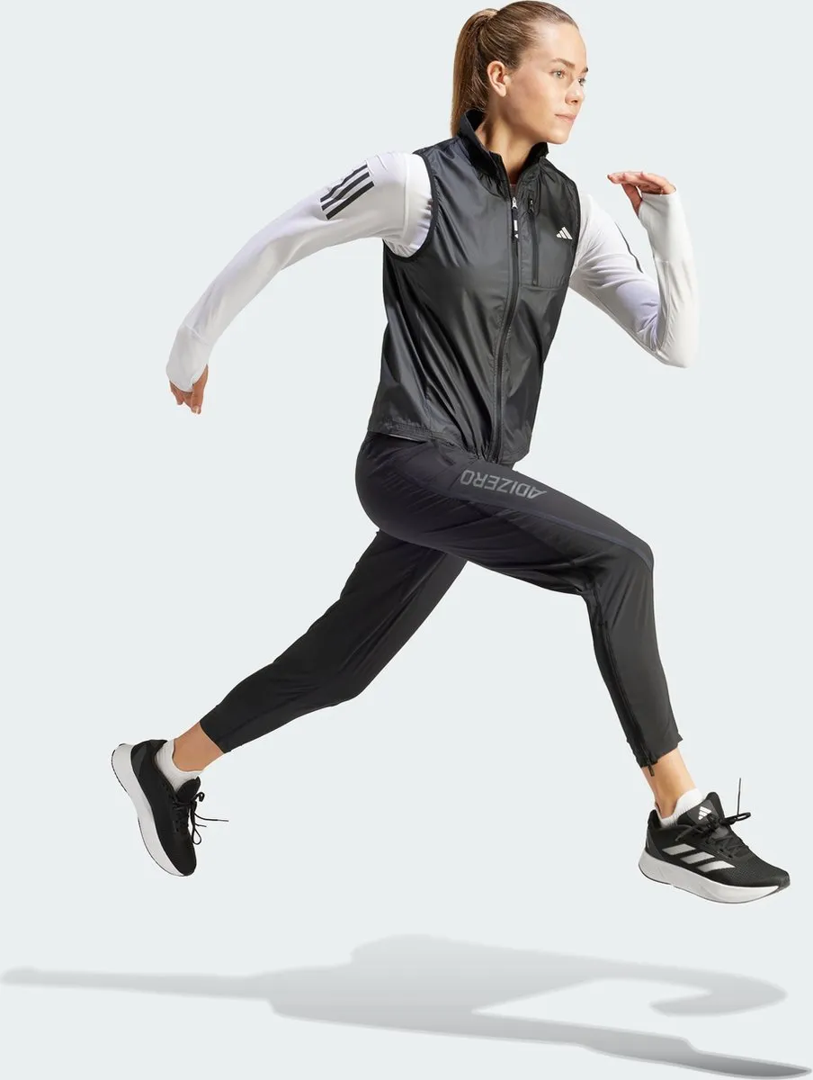 adidas Performance Own the Run Bodywarmer IK7446 - Zwart - XXS