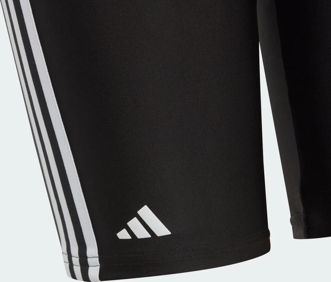 adidas Performance Classic 3-Stripes Lange Zwembroek 92 - Zwart