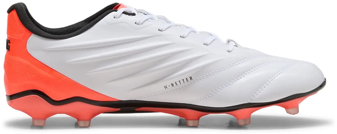 PUMA King Pro FG/AG Voetbalschoenen 44.5 - Wit