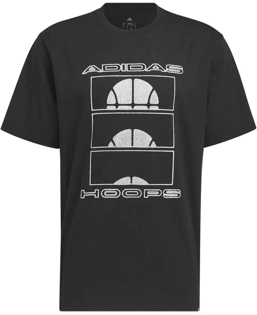 Adidas Ball At Sunrise T-shirt - Zwart M