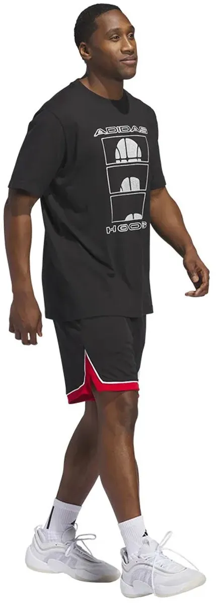 Adidas Ball At Sunrise T-shirt - Zwart M
