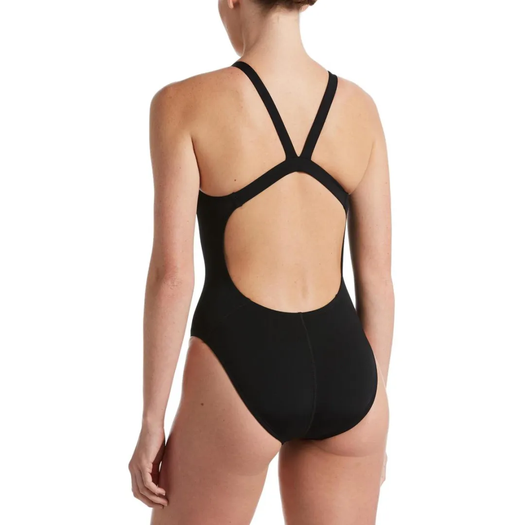 Nike Hydrastrong Fastback Dames Sportbadpak - Maat 34 - Zwart