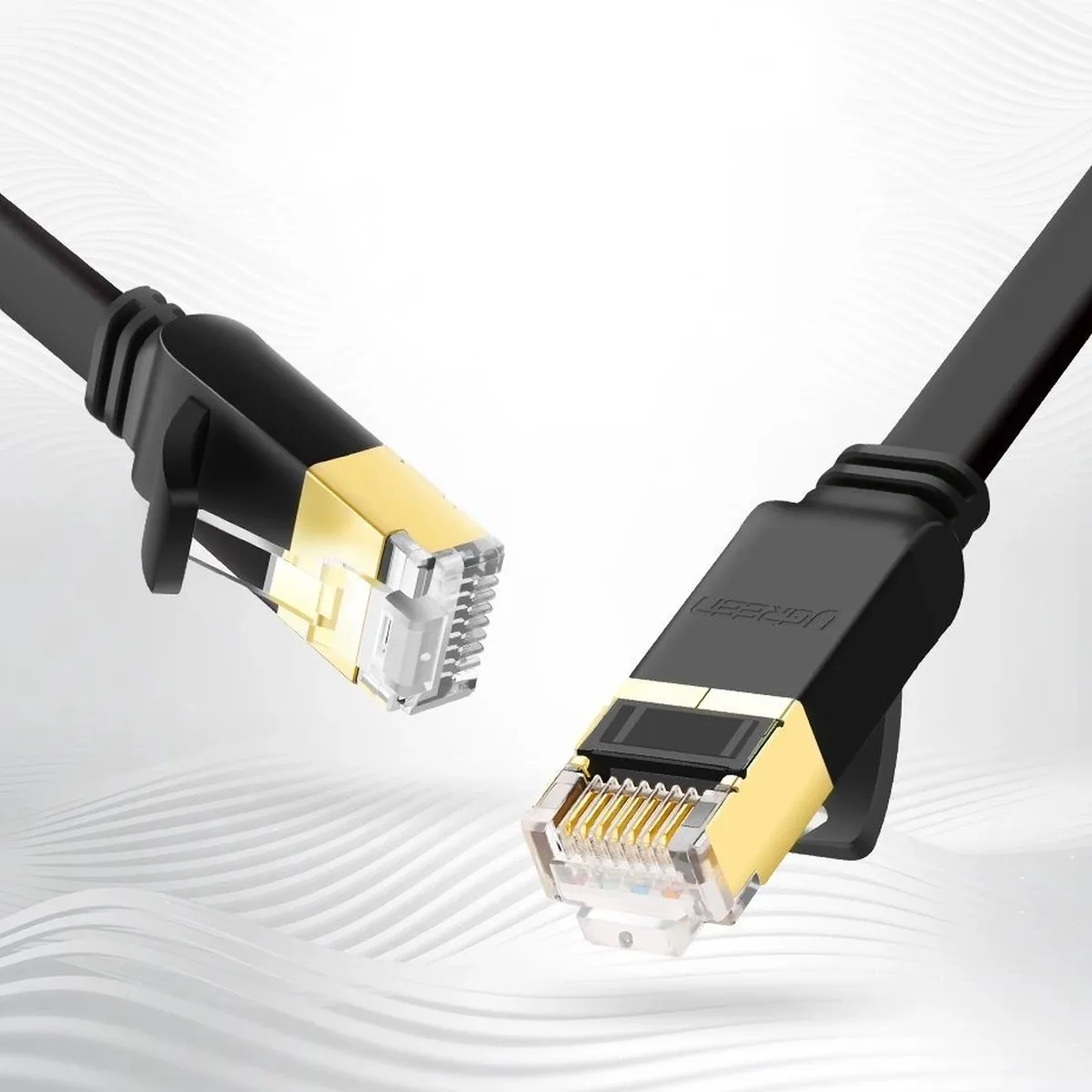 Ugreen Cat 7 Ethernet Patchkabel 10Gbps 3m - Zwart