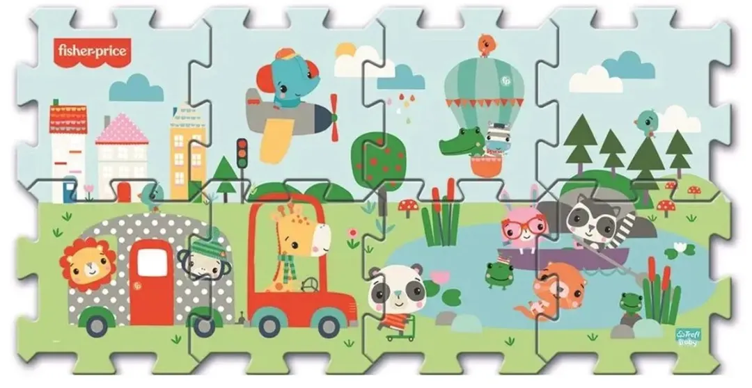 Trefl Puzzlopianki 8 Elementen 118x60cm - Multicolor