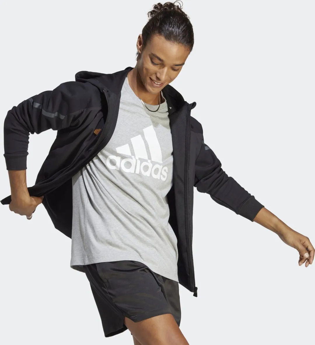 adidas Sportswear Essentials Big Jersey T-shirt IC9350 - Grijs