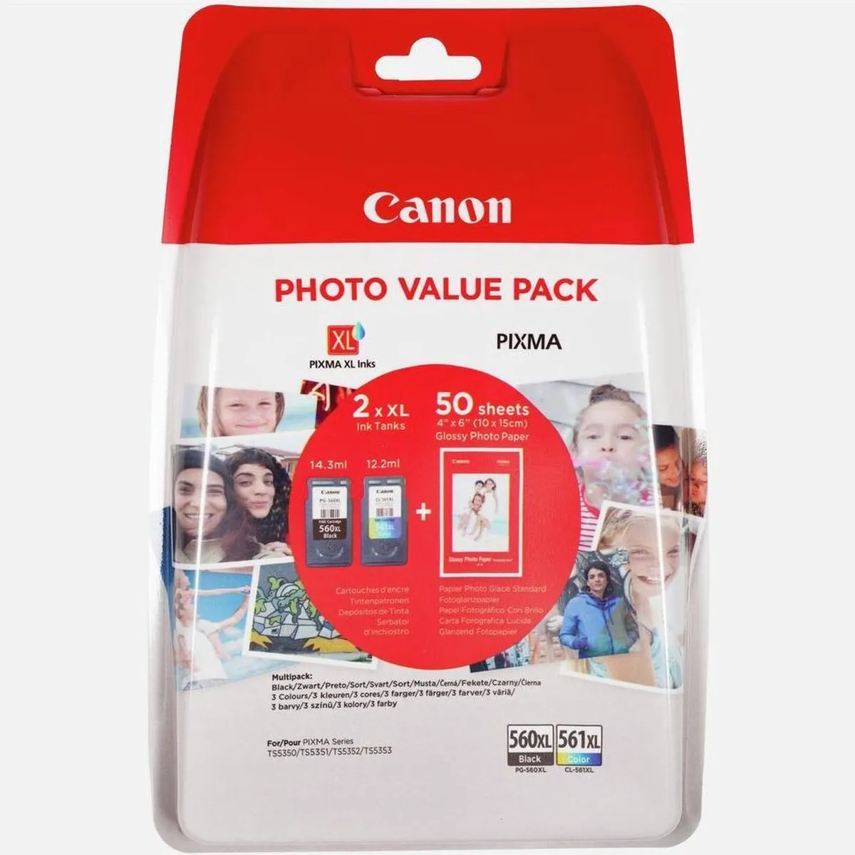 Canon PG-560XL/CL-561XL Inktcartridges - 20 Stuks (10x2) - Multi