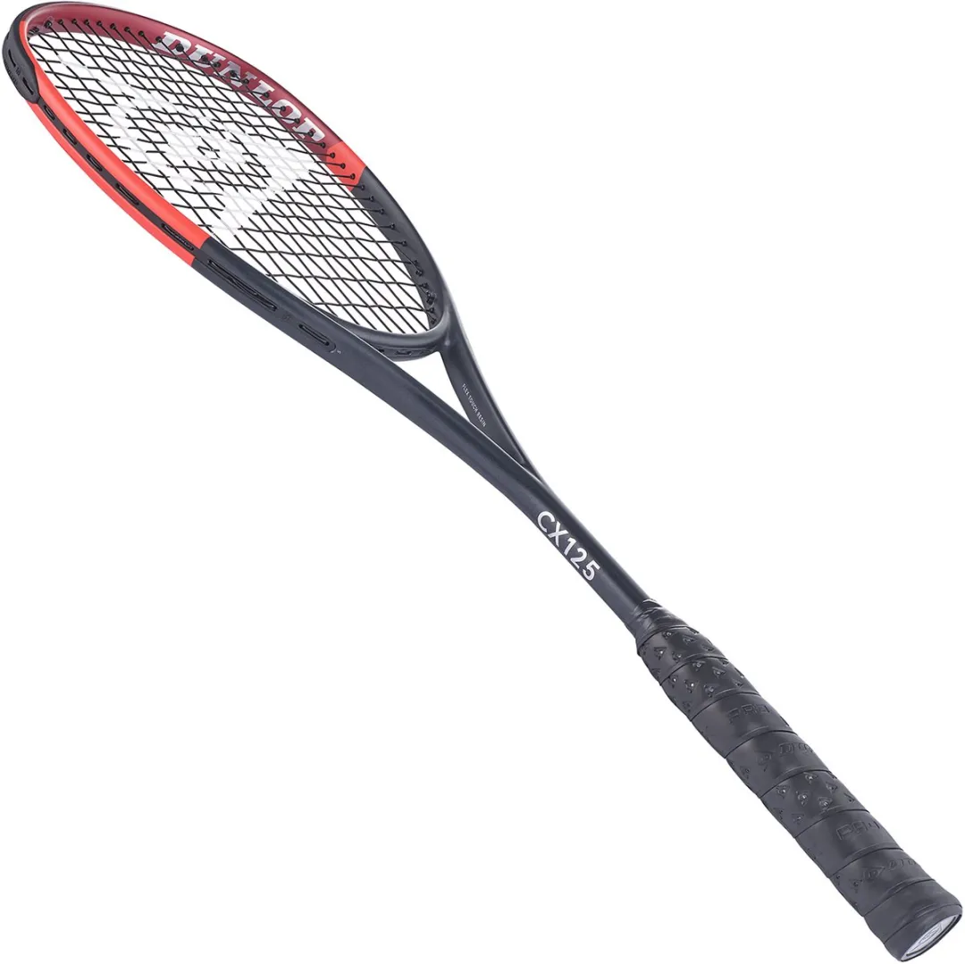 Dunlop CX Team 125 Squashracket - Black/Red