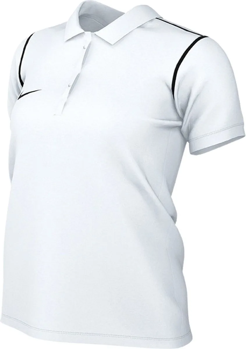 Nike Park 20 Polo Dames M - Zwart/Wit