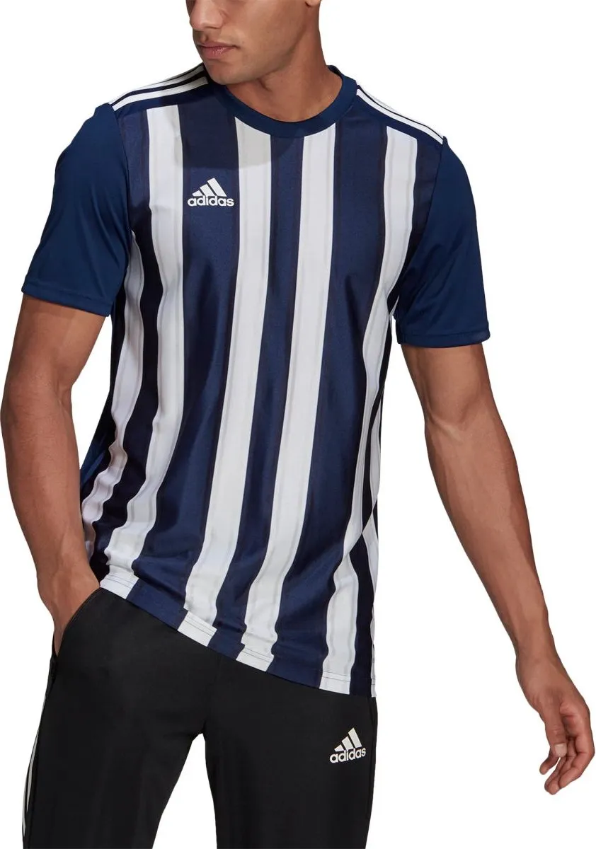 Adidas Striped 21 Shirt Heren - M - Marine/Wit