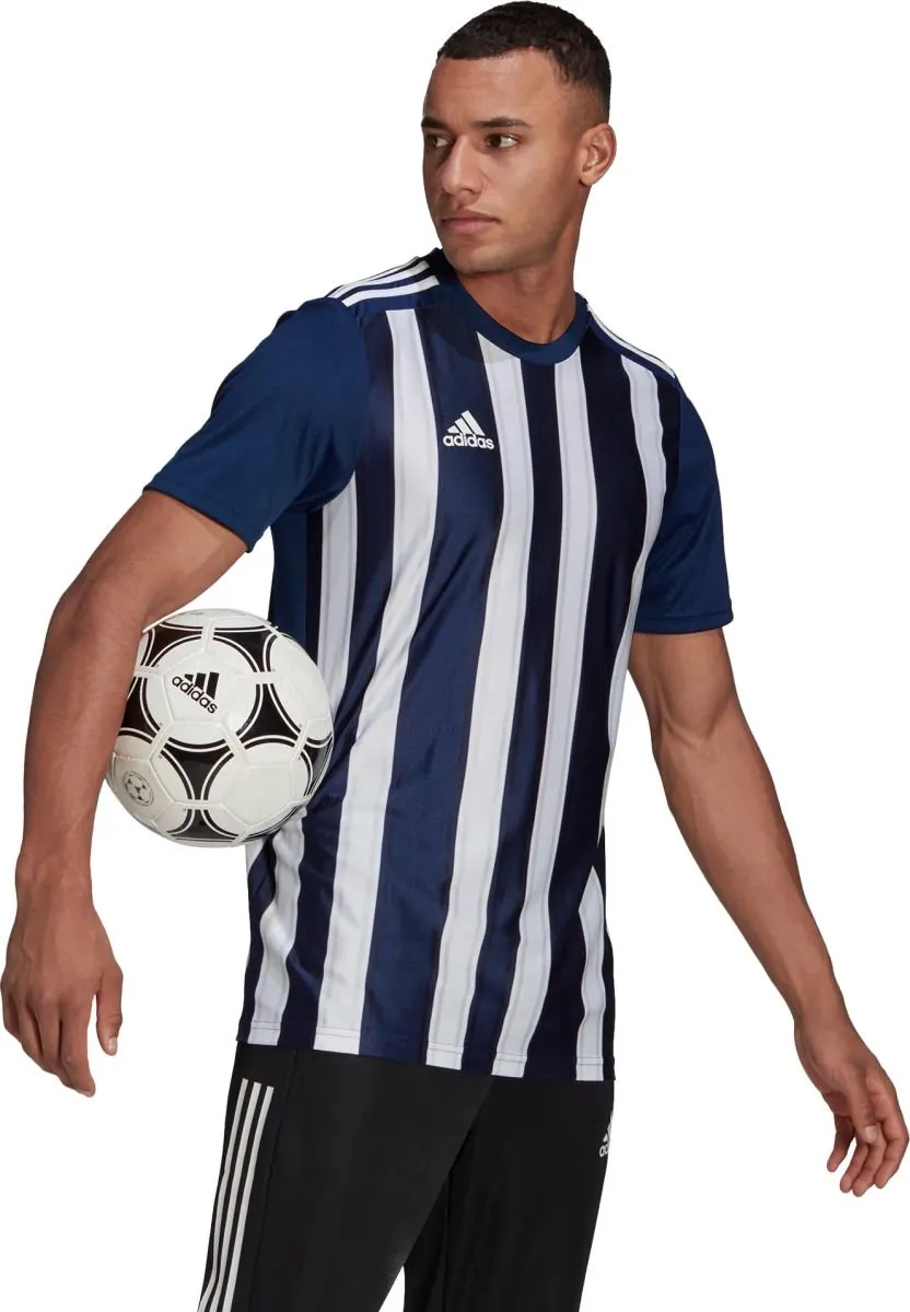 Adidas Striped 21 Shirt Heren - M - Marine/Wit