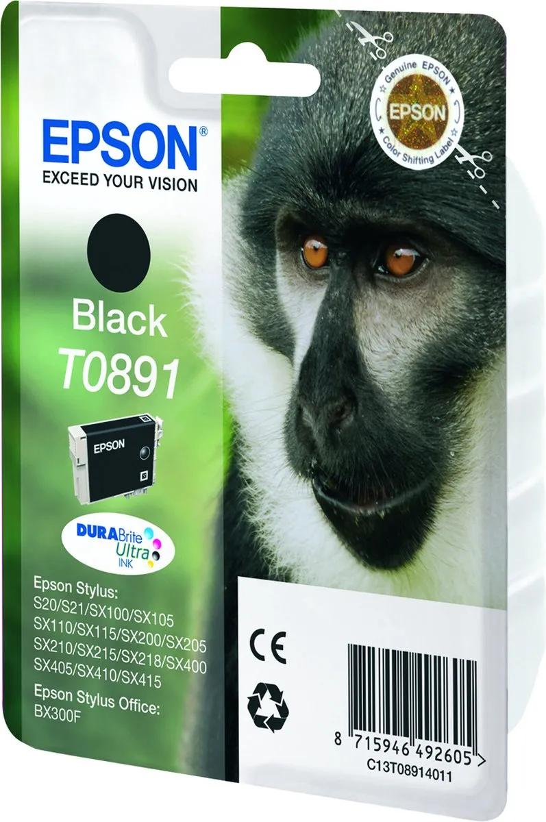 Epson C13T08914021 Inktcartridge Zwart