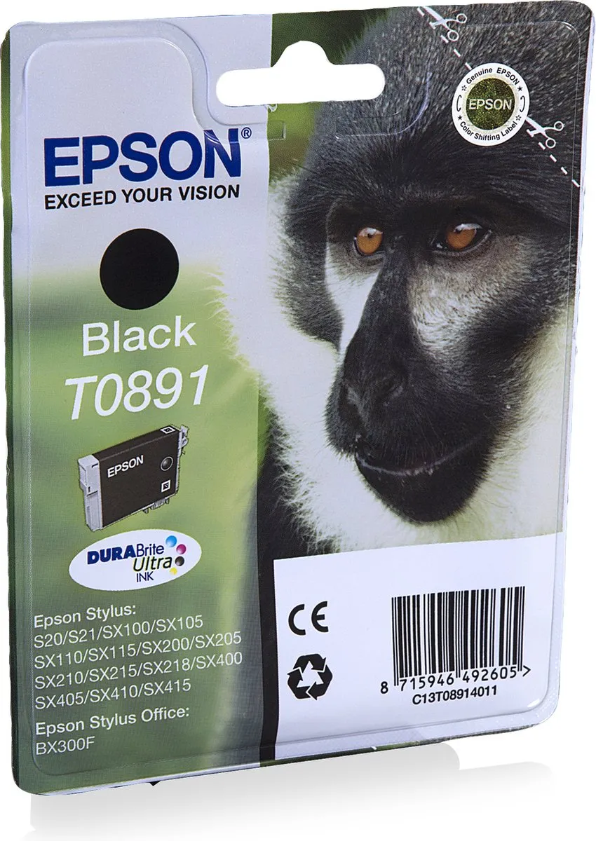 Epson C13T08914021 Inktcartridge Zwart
