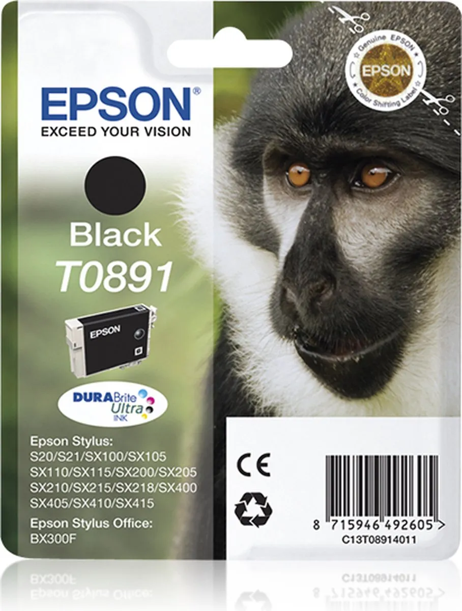 Epson C13T08914021 Inktcartridge Zwart
