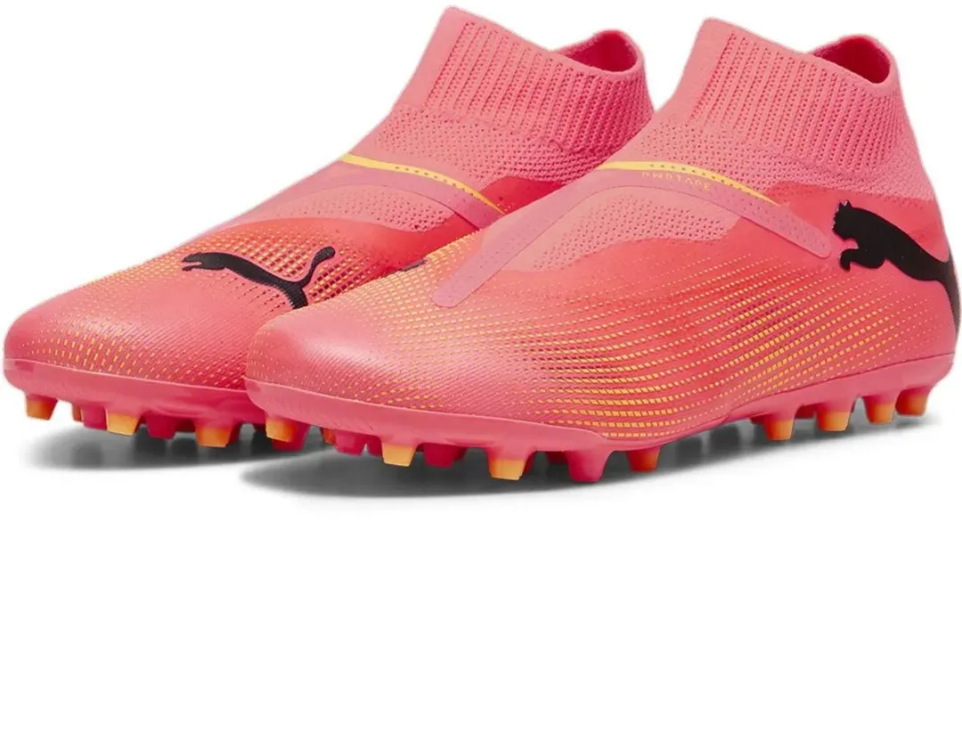 PUMA Future 7 Match+ Ll Mg Voetbalschoenen - 45 - Roze - afbeelding 6 van 6