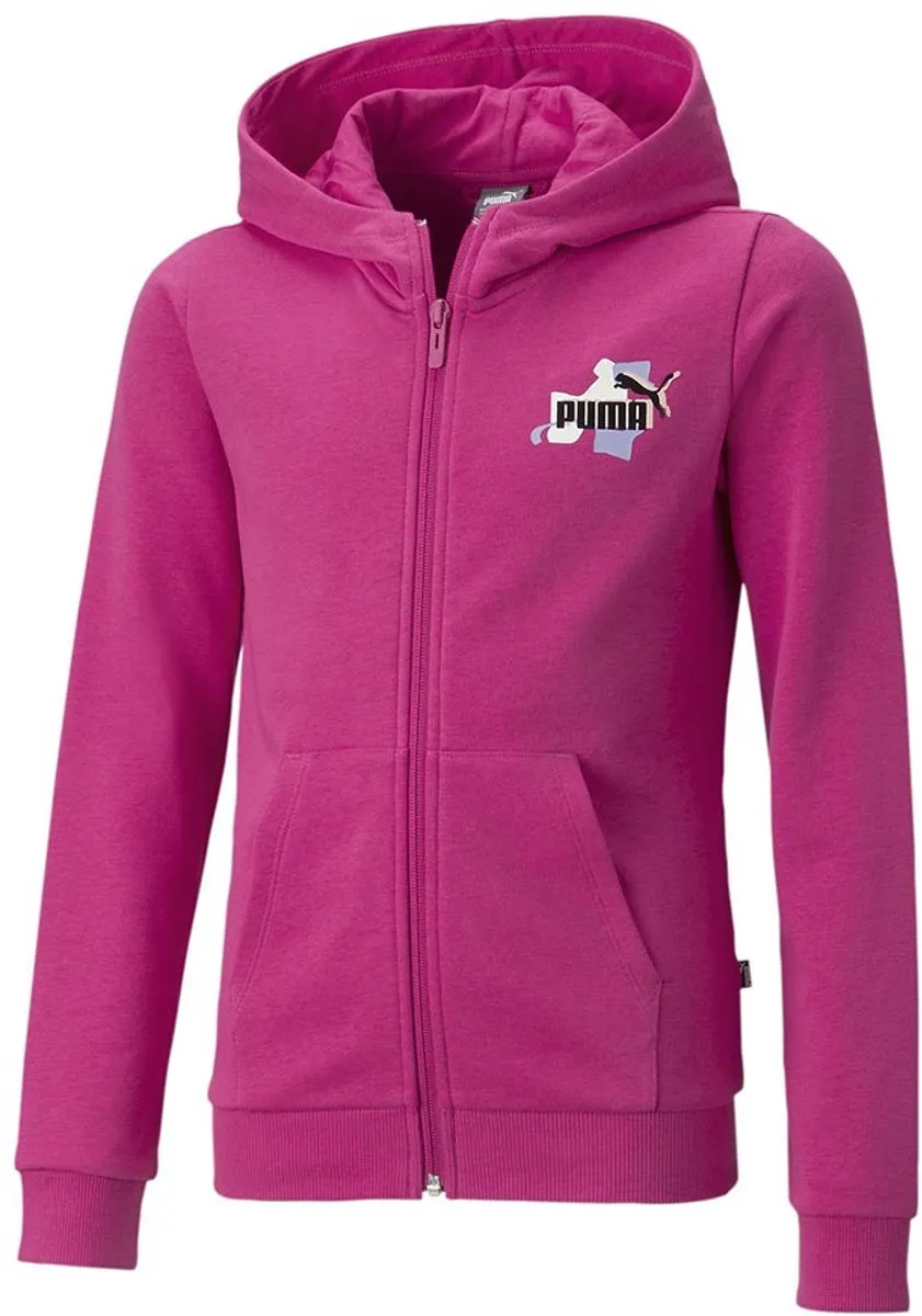 PUMA Ess+ Street Art Full Sweatshirt - 4-5 jaar - Orchid Shadow