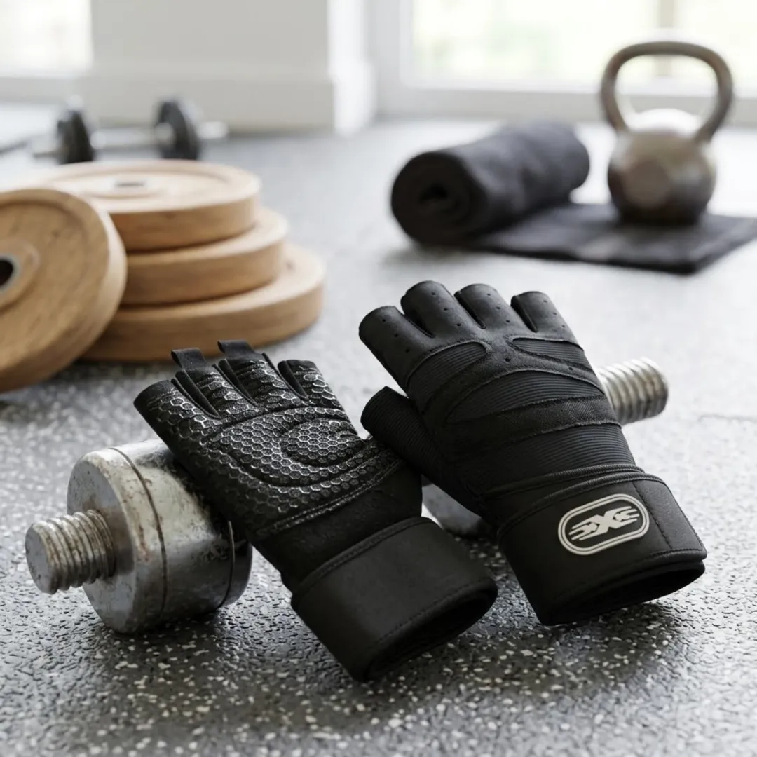 NUVEX Fitness Handschoenen - Zwart - L