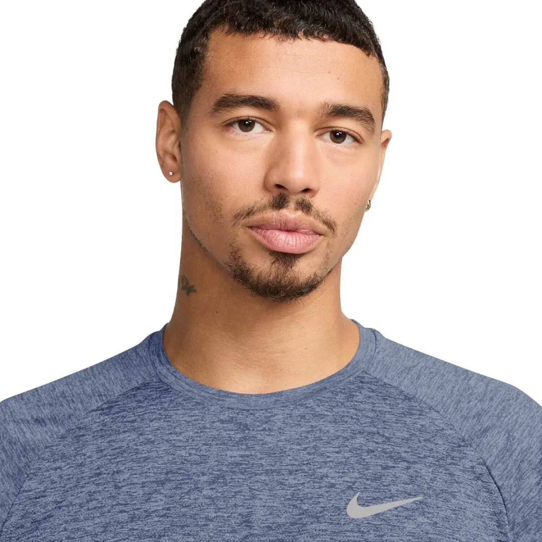 Nike Stride Dri-FIT Heren Training T-shirt Hv5203-499 - XXL - Blauw