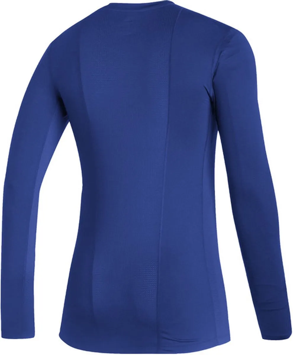 adidas Techfit Compression Longsleeve Sportshirt GU7335 - XL - Blauw