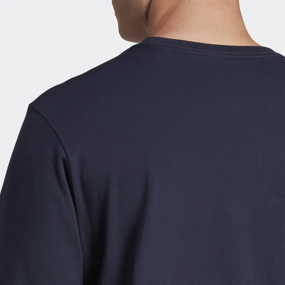 adidas Essentials Single Jersey T-Shirt HY3404 - Blauw S
