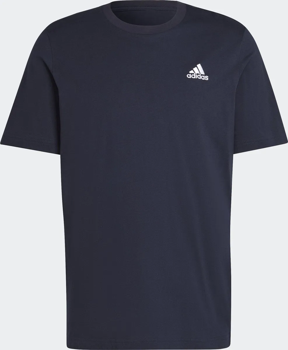 adidas Essentials Single Jersey T-Shirt HY3404 - Blauw S