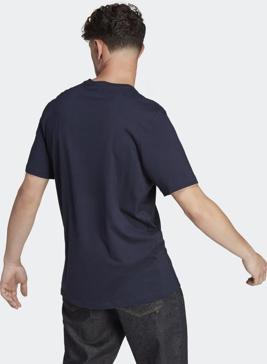 adidas Essentials Single Jersey T-Shirt HY3404 - Blauw S
