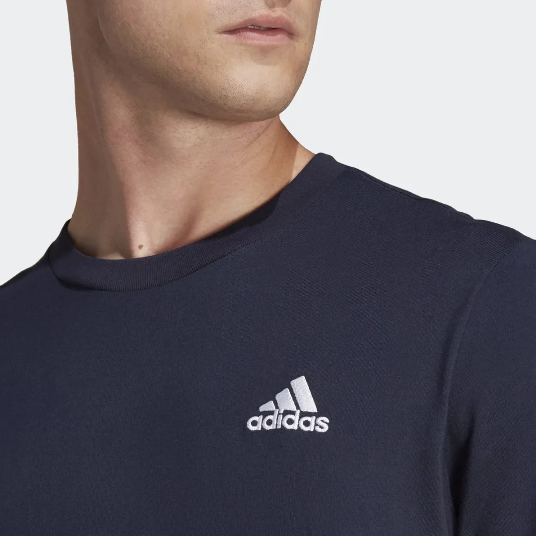 adidas Essentials Single Jersey T-Shirt HY3404 - Blauw S