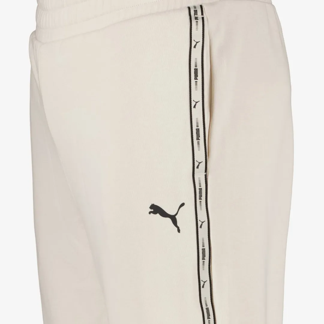 PUMA ESS Tape Heren Joggingbroek - L - Beige